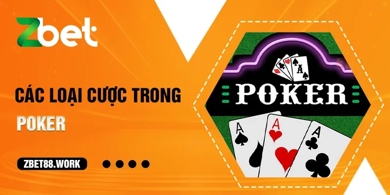 Các loại cược trong Poker