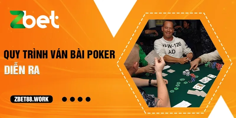 Quy trình ván bài Poker diễn ra